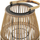 Fener dekorativ Beliani Hoste, bambu, 32cm, bezhë