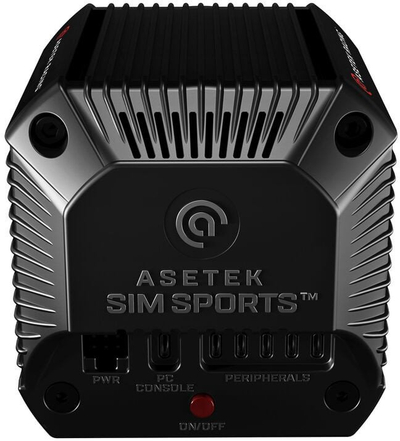 Bazë timoni Asetek SimSports Initium Wheelbase, force feedback direkt, trup alumini, e zezë