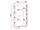 Raft për Mireno RG80 (80 x 160 x 38)