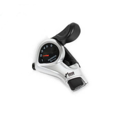 Менувач на брзини за велосипед Shimano TX50, 6 брзини, десен, сребрено-црн