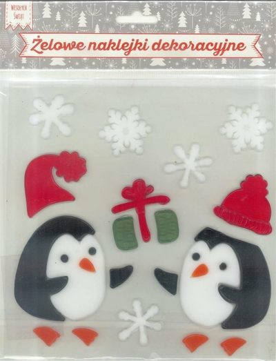 Stickers dekorativë BN Penguins, shumëngjyrësh