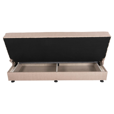 Sofa-Shtrat 3-ulëse Andre 193×82×81 Hcm (HM3271.04), bezhë