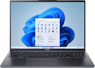 Laptop Acer Swift Go 16 SFG16-72, 16", Ultra 7-155U, 16GB RAM, 512GB SSD