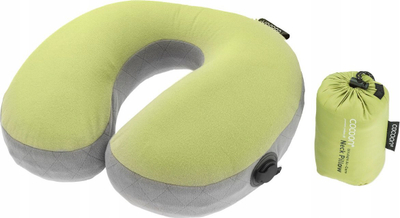 Jastëk udhëtimi Cocoon Ergo AirCore, ultrai lehtë, fryrës, jeshile wasabi
