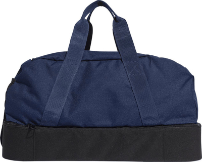 Çantë sportive Adidas Tiro Duffel Bag BC S IB8649, e vogël, material poliester, blu navy