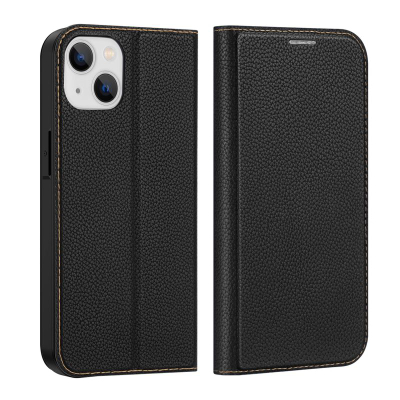 Këllëf telefoni Dux Ducis Skin X2 për iPhone 14 Plus, me kapak magnetik, i zi