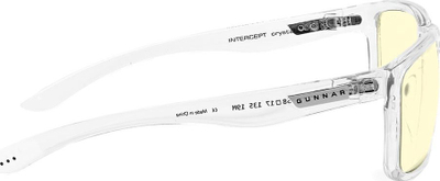Syze kompjutri GUNNAR Intercept, xhama amber, kornizë crystal transparente