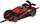 Makina lodër gare Carrera GO Spider-Man Speed Shifter, shkalla 1:43, e zezë
