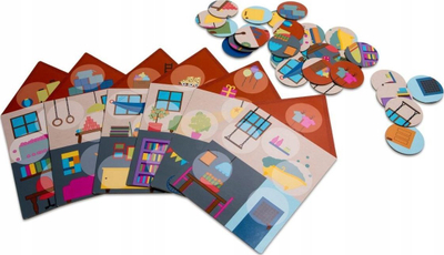 Loja për kalamoj BS Toys Dream House Lotto, 43 pjesë kartoni, shumëngjyrëshe