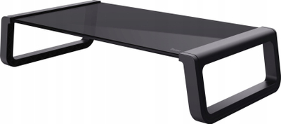 Mbajtëse monitori Trust Monta, xham i kalit, e zezë