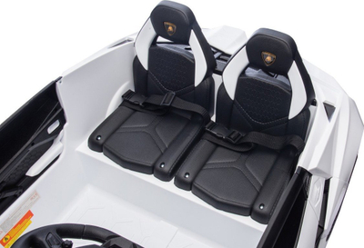 Makina elektrike për fëmijë Ramiz Lamborghini Revuelto Strong XL, me drita, e bardhë
