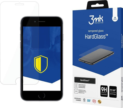 Xham mbrojtës 3MK HardGlass për Apple iPhone 7 8, i tejdukshëm