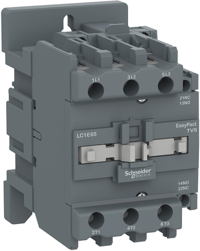 Kontaktor Schneider Easy TeSys LC1E65P7, 3 pole, 65A, bobinë 230V AC