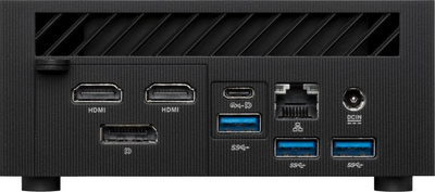 Mini PC ASUS ExpertCenter PN53-S5064MD, Ryzen 5 7535H, 8GB RAM, SSD 256GB, i zi