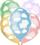 Balona dekorative Baby Clouds, set me 5 copë, 13\", ngjyra pastel të çelëta