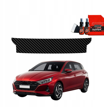 Folie mbrojtëse bagazhi GrizzProtector Hyundai i20 2023-2026, efekt karboni, e zezë