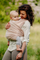 Shall mbajtës për bebe Cotton Baby Sling, 100% pambuk organik, 5 m, bezhë