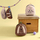 Çantë shpine fëmijësh Lassig Tiny Backpack Tiny Team Cat, dizajn mace, teddy fleece, bezhë