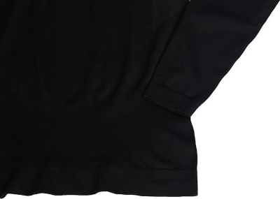 Bluzë termike 4F 4FAW23USEAM103, Slim Fit, me mëngë të gjata, e zezë