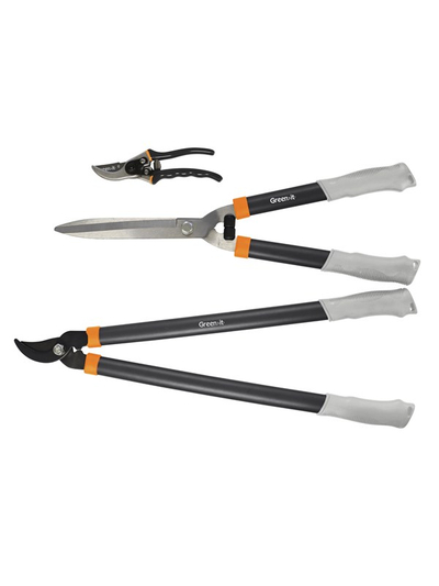 Set krasitës Greenit Combi, 3 pjesë, metal, gri e zezë
