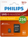 Мемориска картичка Philips MicroSDXC, 256GB, Class 10 UHS I U1, со адаптер