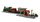 Set lodër LEGO City Retro Train 60511, 575 pjesë, për fëmijë 7+, shumëngjyrësh