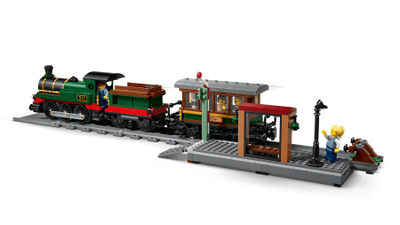 Set lodër LEGO City Retro Train 60511, 575 pjesë, për fëmijë 7+, shumëngjyrësh