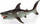 Figurinë peshkaqeni LANKA NOVELTIES Great White Shark, 18cm, lateks natyral, gri