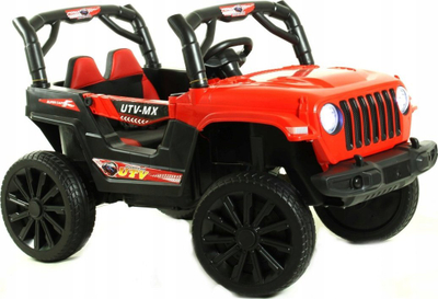 Makina elektrike për kalamaj Szomik UTV MX, 12V, me pult 2.4G, e kuqe