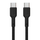 Kabllo USB C Dudao L9C, USB C me USB C, 2m, 65W, e zezë