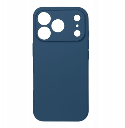 Mbulesë silikoni OEM Display SOFT për iPhone 17 Pro, e butë, blu e errët
