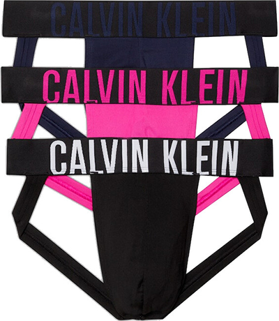 Set mbathje për meshkuj Calvin Klein 8720109434286, 3 palë, rozë/të zeza/kaltër e errët