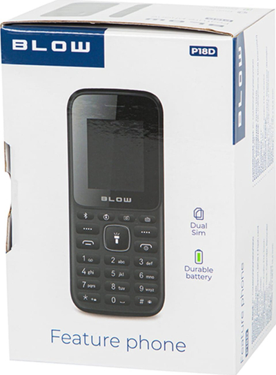 Telefoni Blow P18d, Dual SIM, ekran 1.77", i zi