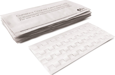 Karta pastrimi për numërues parash SafeScan Cleaning Cards, 15 copë, të bardha