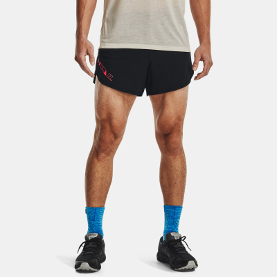 Pantallona të shkurtra vrapimi Under Armour SpeedPocket Trail, për burra, madhësia L, të zeza