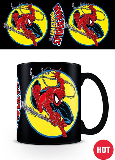 Filxhan The Amazing Spider-Man Retro Heat Change, 315ml, qeramikë, shumëngjyrësh