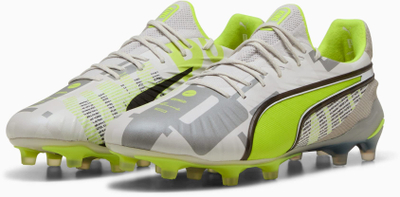 Këpucë futbolli Puma King Ultimate Forever FG AG, për burra, gri jeshile
