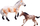 Set lodrash fermë JK Farm PTP02991 A, figura kali dhe fermeri, plastike shumëngjyrëshe