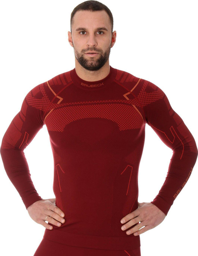 Bluzë termike Brubeck Thermo Men, për burra, masa M, e zezë