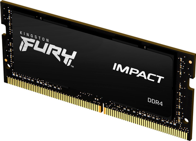 Memorie RAM për laptop Kingston Fury Impact, 32GB DDR4, 2666MHz CL16, e zezë