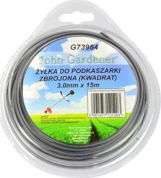 Fije për trimmer GEKO, 3.0mm, 15m, profil katror najlon