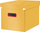 Kuti ruajtëse Leitz Click & Store Cosy Cube Large, karton i fortë, e verdhë