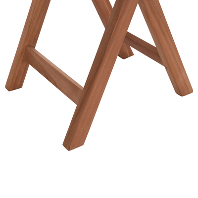 Tavolinë kopshti Director's HEIDEL HM18120, rrumbullakët 60cm, dru teak, ngjyrë natyrale