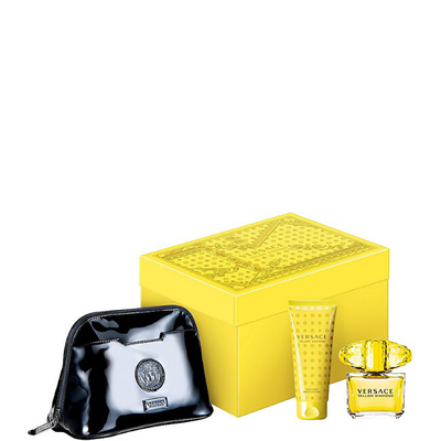Set Versace Yellow Diamond: Eau de Toilette 90 ml + losion trupi 100 ml + çantë kozmetike