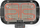 Grill elektrik tavoline 38 x 22 cm, 2000W, i zi