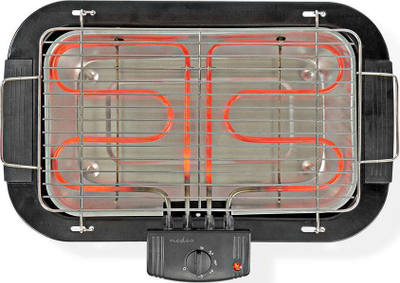 Grill elektrik tavoline 38 x 22 cm, 2000W, i zi