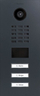 Video interfon dere DoorBird D2103V, IP LAN, inox, RAL 7016 mat