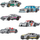 Set makina lodër Hot Wheels Zamac, 1:64, 6 copë, ngjyrë metalike