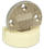 Aksesor menteshe TunaBone 15.09.105, O30x10mm, 2 copë, e bardhë
