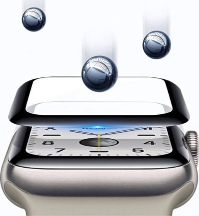 Mbrojtës ekrani për smartwatch MyScreen DIAMOND HybridGLASS Edge3D, xham hibrid 3D, i zi